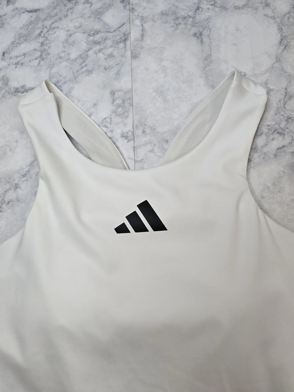 Adidas Women’s Tennis Tank Top Racerback White Medium - Picture 3 of 9